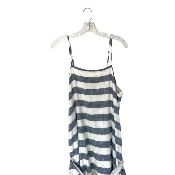 Roller Rabbit Dress Blue White Striped Nautical Sailor Relaxed Maxi Size XL - Picture 6 of 9
